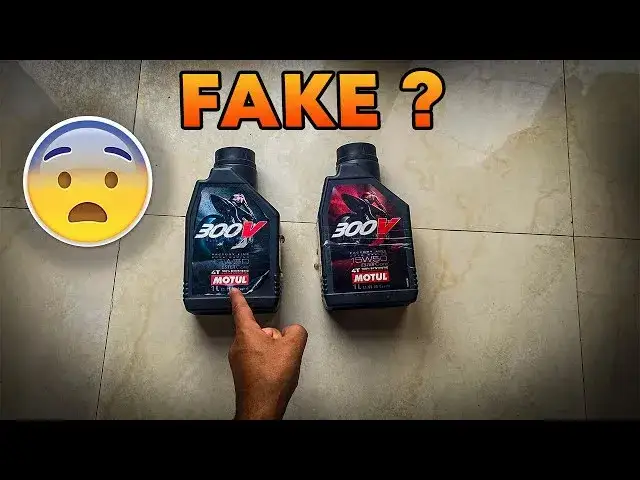 How to spot fake Motul oil bottle
